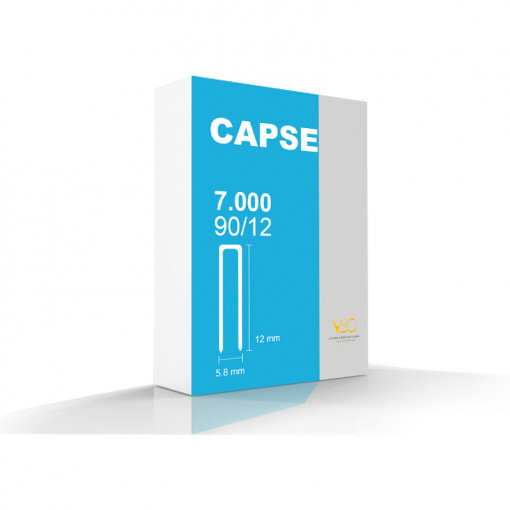 Capse prinse in benzi tip U 90/12 (7000 buc/cutie)