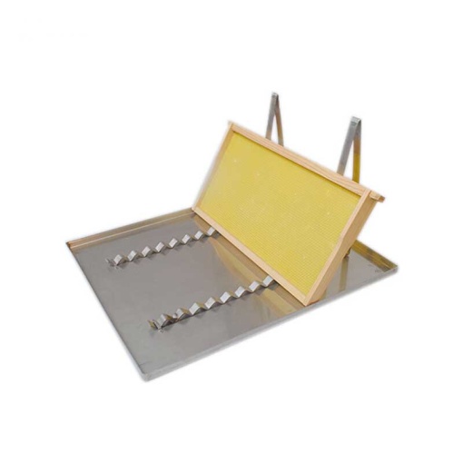 Tava descapacit 10 cm inox cu filtru, doi suporti rame