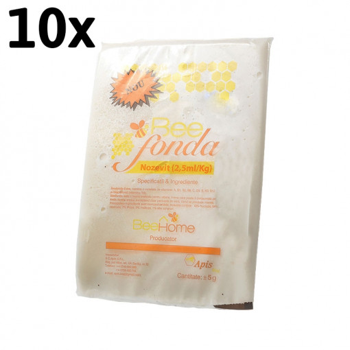 Turta BeeFonda cu nozevit 1 kg (la bax 10 buc)