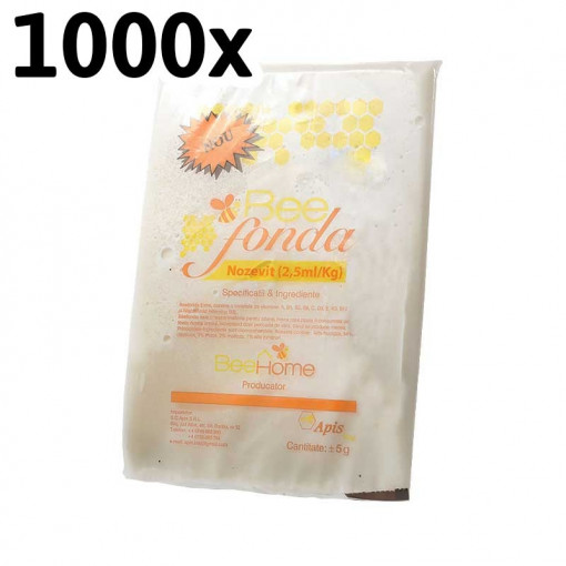 Turta BeeFonda cu nozevit 1 kg (la palet 1000 buc)
