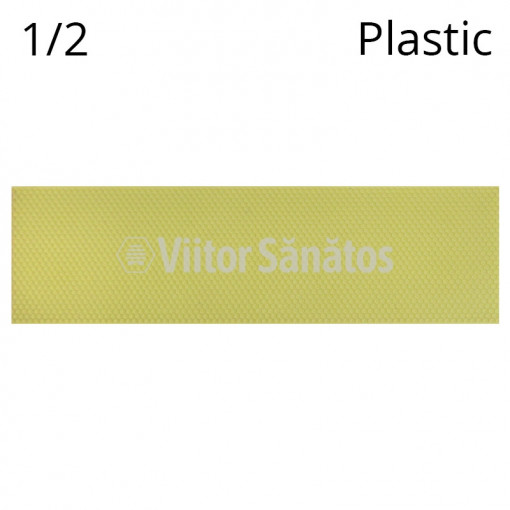 Faguri plastic 1/2 galbeni