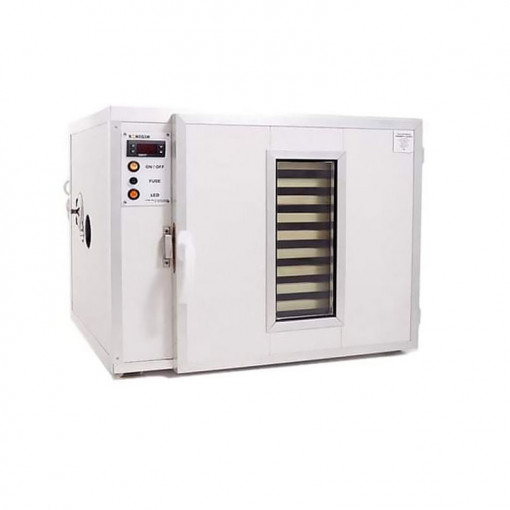 Uscator polen din panou sandwich plastificat 10 tavi lemn (50 x 50 x 50 cm) 425W