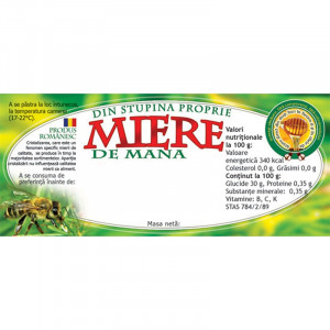 Set Etichete miere de Mana