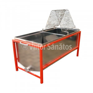 Maturator inox 200 kg cu canea inox si suport metalic dreptunghiular