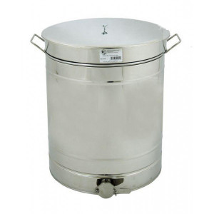 Maturator inox 200 L cu canea inox si manere Lyson