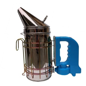 Afumator inox, cap rotund, cu protectie sarma si cilindru - electric