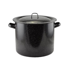Oala emailata 30 L neagra