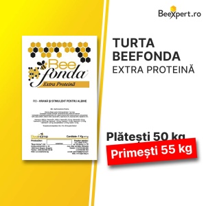 Turta Beefonda extra proteina (pachet 50+5 gratis)