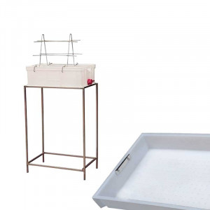 Banc descapacit 20 cm plastic, filtru imbunatatit plastic canea, suport rame