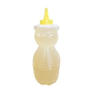Borcan miere 1 kg ursulet cu palnie din plastic
