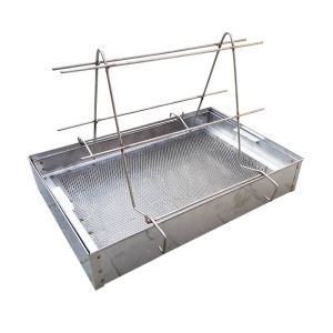 Tava descapacit 10 cm inox cu filtru inox si suport