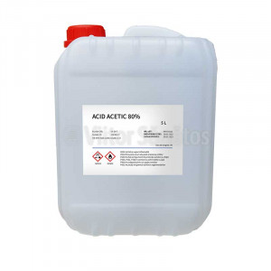 Acid acetic 80% 5 litri