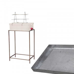 Banc descapacit 20 cm plastic, filtru inox canea, suport rame
