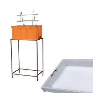 Banc descapacit 30 cm plastic, filtru imbunatatit plastic canea, suport rame