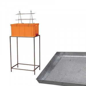 Banc descapacit 30 cm plastic, filtru inox canea, suport rame