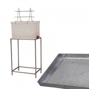 Banc descapacit 40 cm plastic, filtru inox canea, suport rame