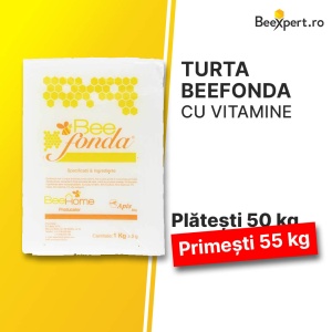 Turta BeeFonda energetica simpla (pachet 50+5 gratis)