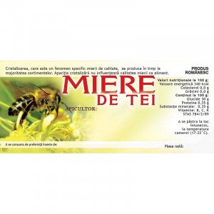 Set Etichete miere tei