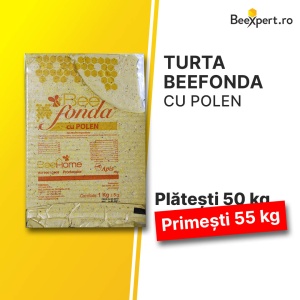 Turta Beefonda cu polen (pachet 50+5 gratis)
