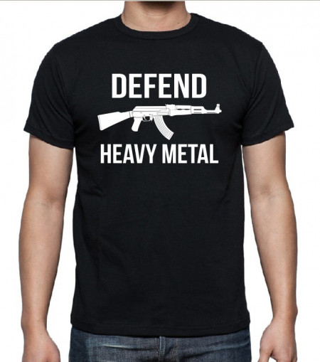 Тениска - Defend Heavy Metal