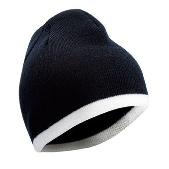 Зимна шапка - BEANIE WITH CONTRASTING BORDER - Img 2