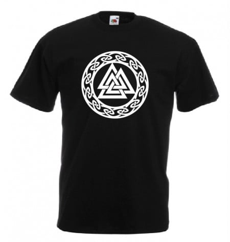Тениска - Valknut - Плетеница на Один