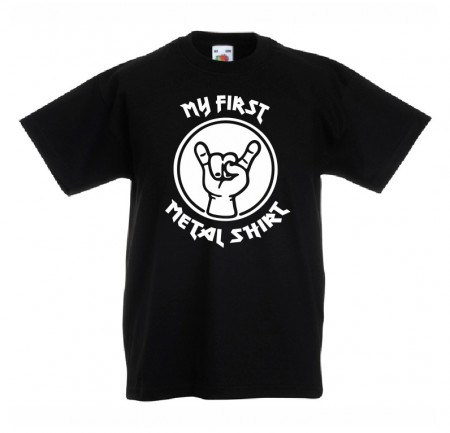 Детска тениска - My First Metal Shirt