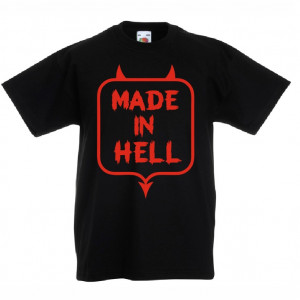 Детска тениска - Made In Hell