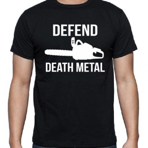 Тениска - Defend Death Metal