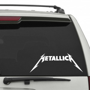 Стикер за автомобил - Metallica - - Img 2