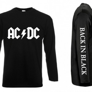 Тениска с дълъг ръкав - AC DC