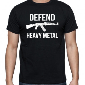 Тениска - Defend Heavy Metal