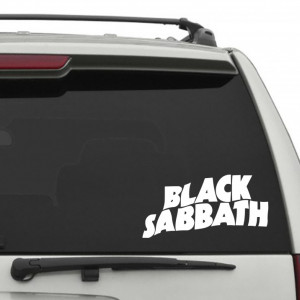 Стикер за автомобил - Black Sabbath - Img 2