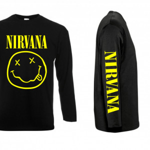 Тениска с дълъг ръкав - NIRVANA
