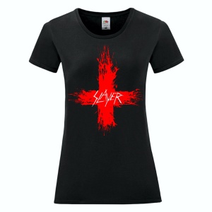 Тениска - Slayer - Cross -