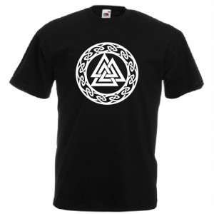Тениска - Valknut - Плетеница на Один