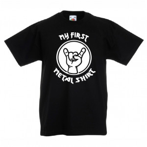 Детска тениска - My First Metal Shirt