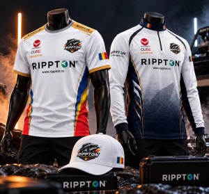 Set sapca, tricou si bluza UV Rippton Romania Team
