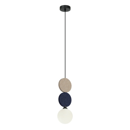 Pendul Andrea Bej Albastru 1 x G9