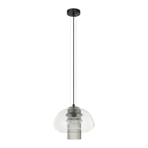 Pendul Feder Negru 1 x E27