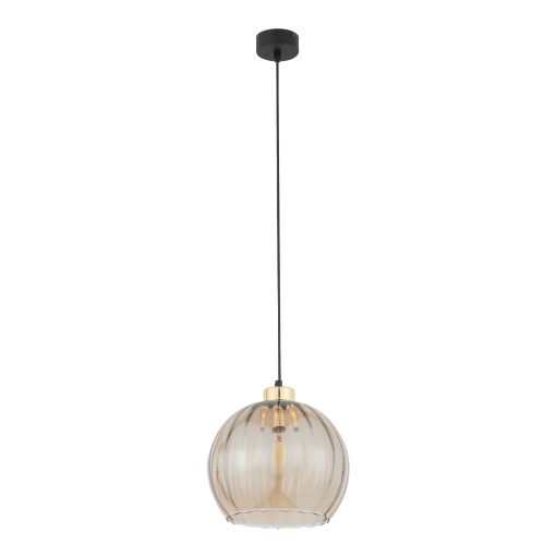 Pendul Negru Auriu 1xE27 DEVI 4636TK