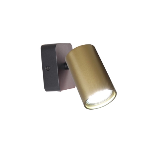 Spot aplicat bec 1L GU10 SAL Auriu 8490