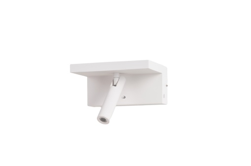 Aplica perete HYLLA WALL incarcator NFC Alb