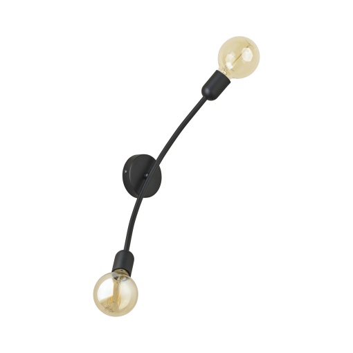 Aplica perete Negru 2xE27 HELIX 2721TK