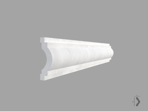 Bagheta de colt / Cornisa de interior BC32 dimensiuni 85x27x2000mm