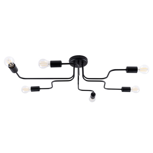 Candelabru VECTOR 6 Negru