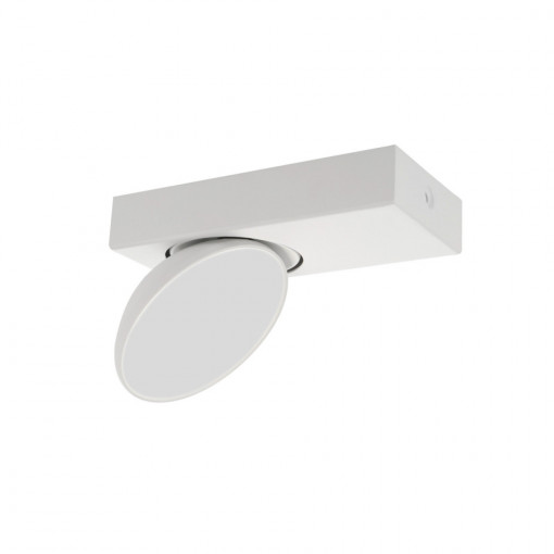 Spot aplicat modern alb rotund cu led Castelia