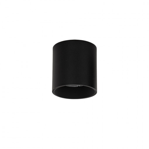 Spot aplicat modern negru rotund cu led Altisma 4000k