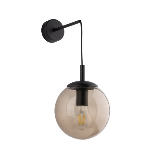 Aplica perete Negru 1xE27 ESME 5389TK