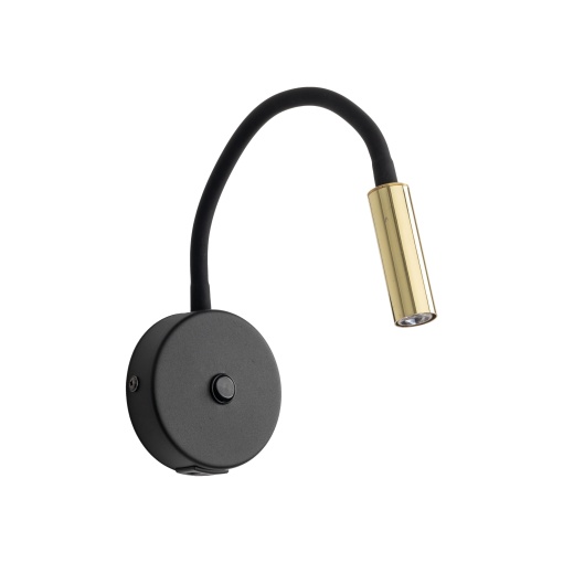 Aplica perete Negru Auriu 1xG9 LAGOS 10201TK